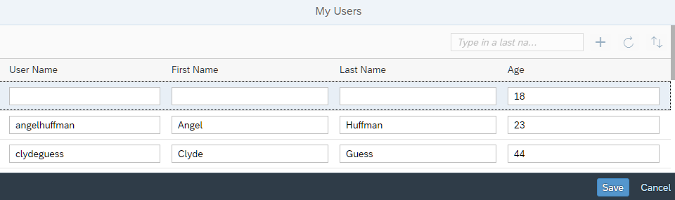 Data can now be edited and added.