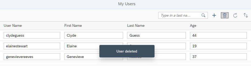 A new Delete User button is added