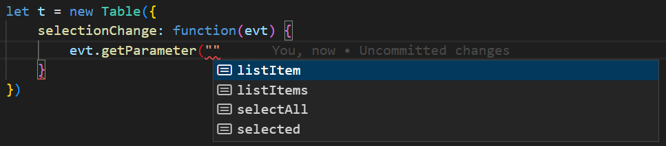 Autocomplete for metadata structure