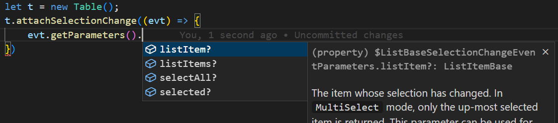Autocomplete for metadata structure